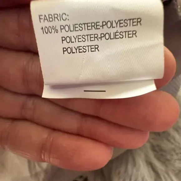 NWT Astrid Oversized Statement Faux Fur Cardigan – Grey – Sample